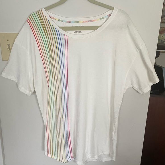 Anthropologie Tops - Anthropologie rainbow top